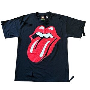 Brockum Vintage 1994 The Rolling Stones Voodoo Lounge Tongue Ripped T-Shirt XL